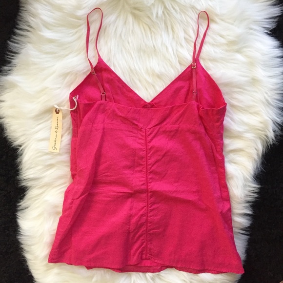 NWT Graham & Spencer fushia pink tank top blouse S - Picture 2 of 2